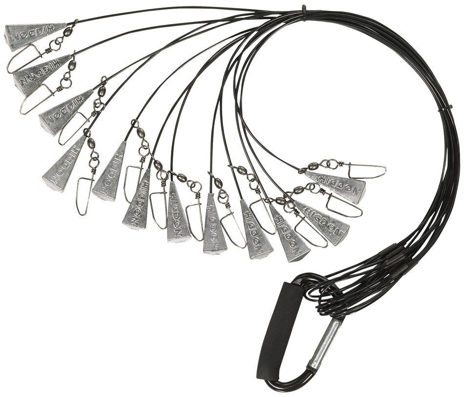 Higdon Battleship Decoy Anchor Rig Black Nylon Non-Tangle 18 Inch Length 12 Pack