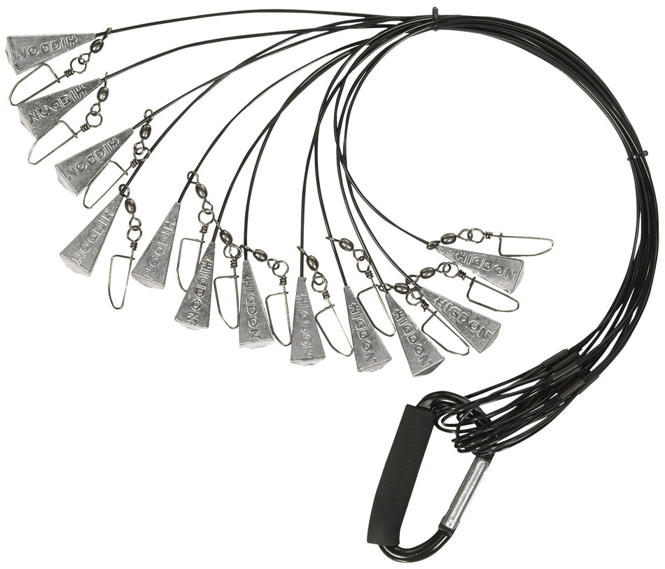 Higdon Battleship Decoy Anchor Rig Black Nylon Non-Tangle 54 Inch Length 12 Pack