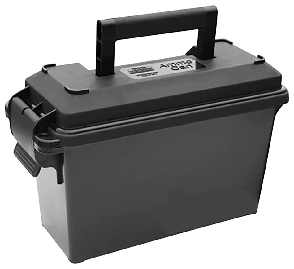 MTM Case-Gard AC30T40 Black Polypropylene Tall 30Cal Ammo Storage Can Dual Latch