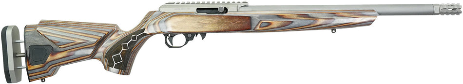 Black Rain Ordnance 22DSC Deluxe Full-Size .22 LR Rifle, 10+1 Capacity, 16in Matte Stainless Threaded Barrel, Shady Camo Boyd's Agility Stock, Right-Hand