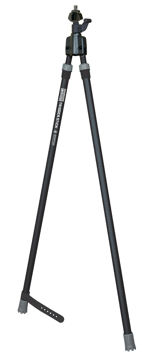 Primos Trigger Stick Tall Gun-Mounted Bipod, Spartan Precision Magnetic, Black, 33"-65"