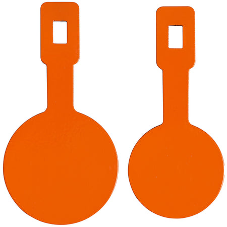 Champion Impact Steel TYL Orange Rimfire Circle Targets 4 Pack for 22LR