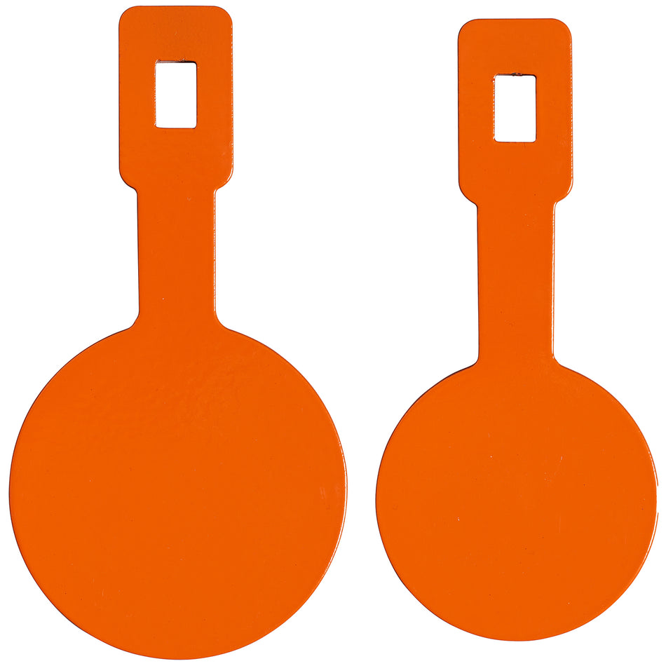 Champion Impact Steel TYL Orange Rimfire Circle Targets 4 Pack for 22LR