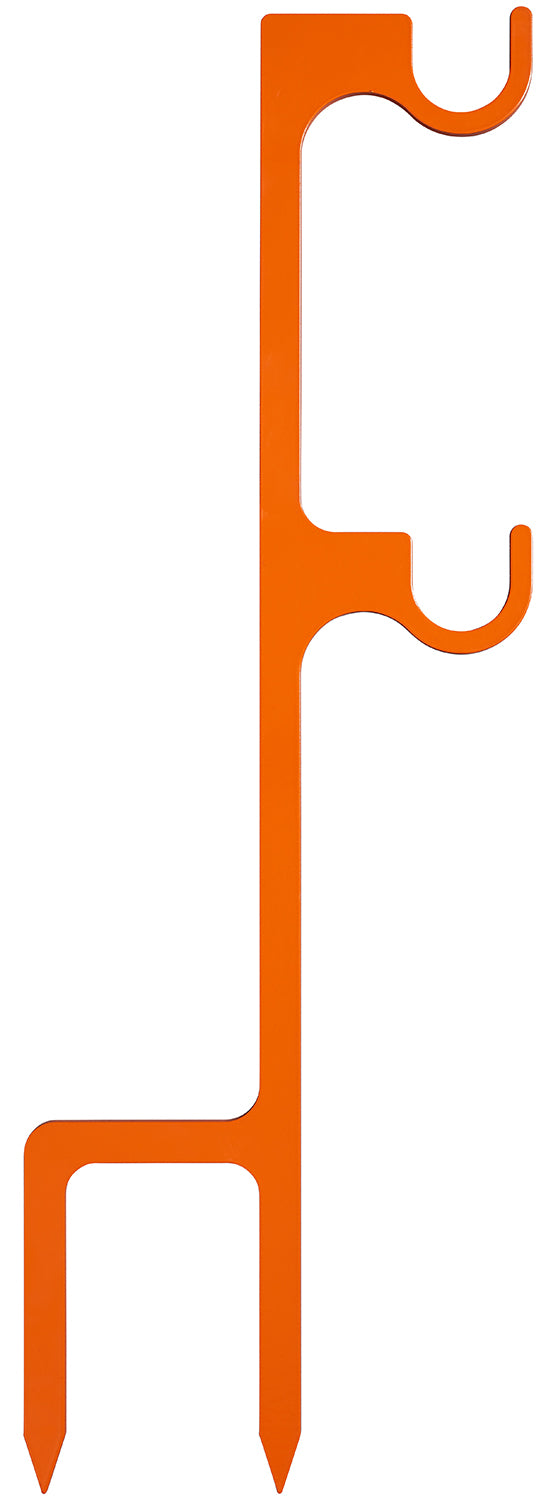 Champion Impact Steel Orange Double Hanger Stake for Rimfire Targets 19" Tall