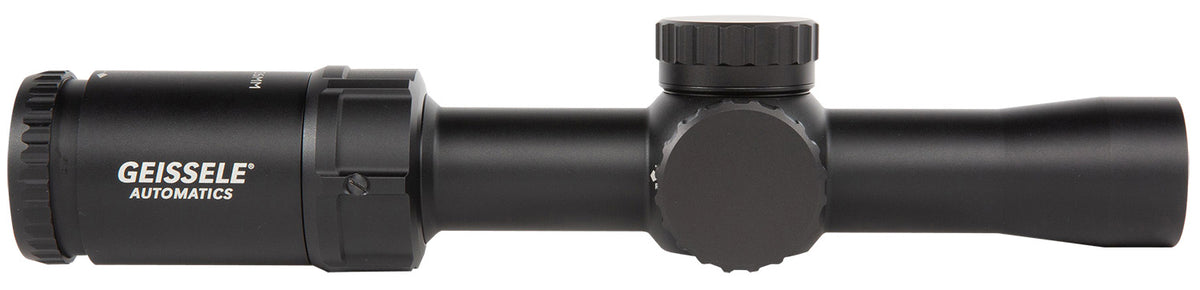 Geissele Automatics Super Precision 1-6x26mm Black 30mm Tube Second Focal Plane Illuminated DMRR-1 Reticle