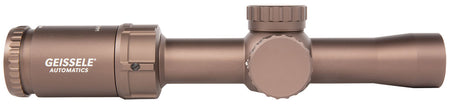 Geissele Automatics Super Precision 1-6x26mm Desert Dirt 30mm Tube Second Focal Plane Illuminated DMRR-1 Reticle