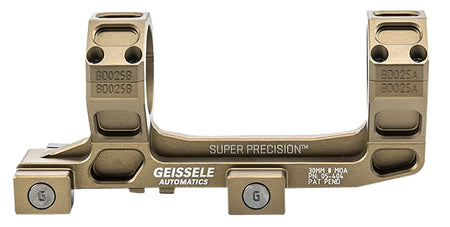 Geissele AR-15/M4 Super Precision Picatinny Scope Mount Combo Desert Dirt Anodized