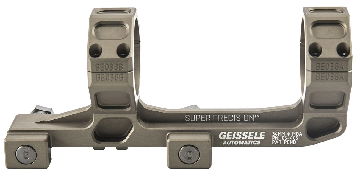 Geissele Super Precision AR15 Mount/Ring Combo – Desert Dirt Anodized