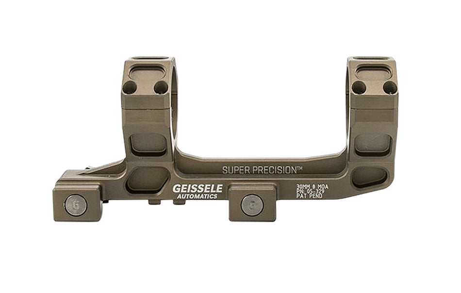 Geissele Super Precision AR-15 Scope Mount and Ring Combo for Vortex 1-6 Desert Dirt Color