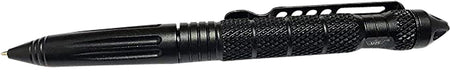 Uzi UZITACPEN2BK Defender Black Aluminum Tactical Pen with Glass Breaker