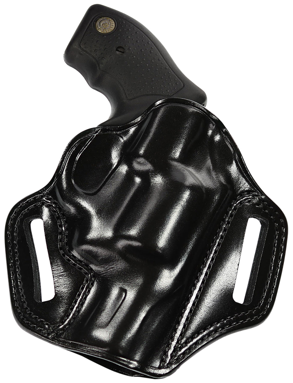 Galco CM270B Combat Master Outside Waistband Black Leather Pancake Holster Browning Hi-Power SA-35 MC P35 RH