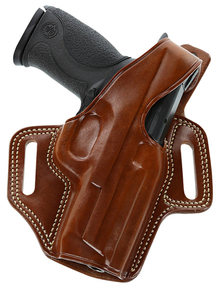 Galco Fletch FL870R OWB Tan Leather Belt Slide Holster, Fits Sig P365XL and Spectre Comp, Right Hand