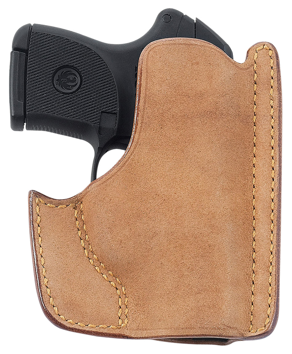 Galco PH652 Ambidextrous Natural Horsehide Front Pocket Holster, Fits Springfield XD-S, Taurus 709, Ruger MAX-9, FN 503