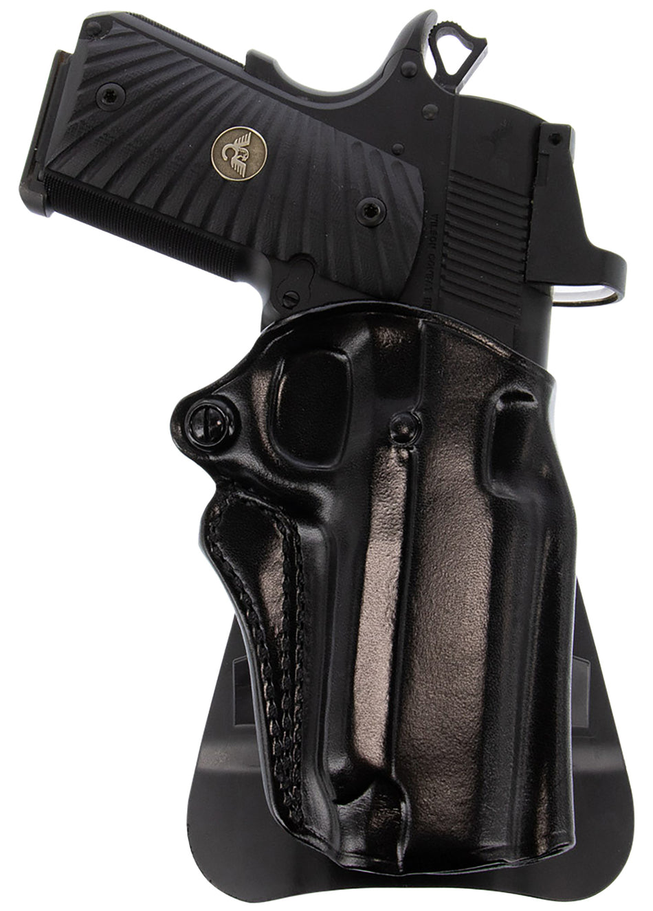 Galco Speed Master 2.0 SM2-800B Black Leather OWB Paddle Fits Glock 43/43X/CZ P-10M Right Hand