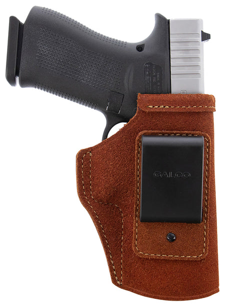 Galco Stow-N-Go STO858 Natural Leather IWB Belt Clip Fits S&W M&P .380 Shield EZ Right Hand