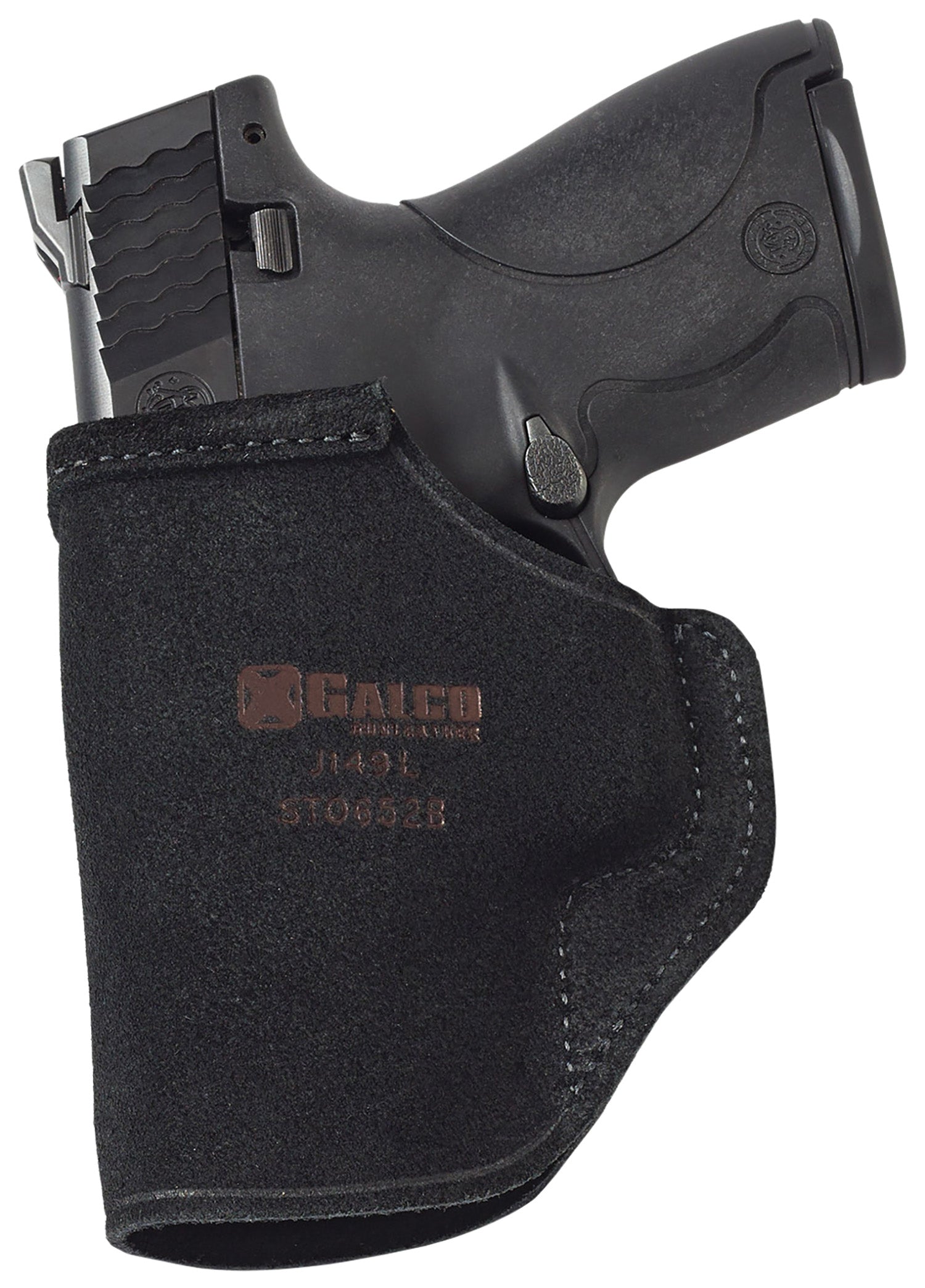 Galco Stow-N-Go STO890B Black Leather IWB Belt Clip Fits Ruger Max-9 Right Hand