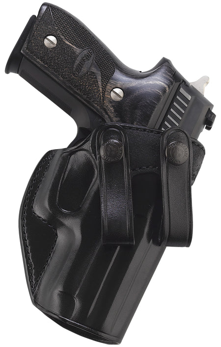 Galco Summer Comfort SUM270B Black Leather IWB Belt Loop Fits Browning Hi-Power/SA-35/Girsan MC P35 RH