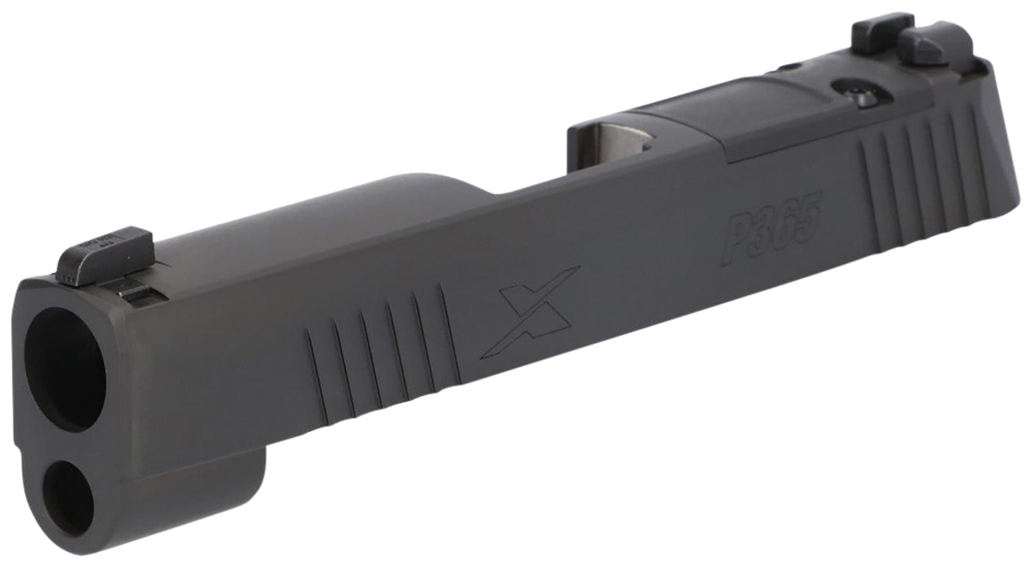 Sig Sauer P365XL Factory Slide Assembly 9mm Luger Black Nitron Stainless Steel Serrated Optic Cut XRAY3 Day/Night Sights