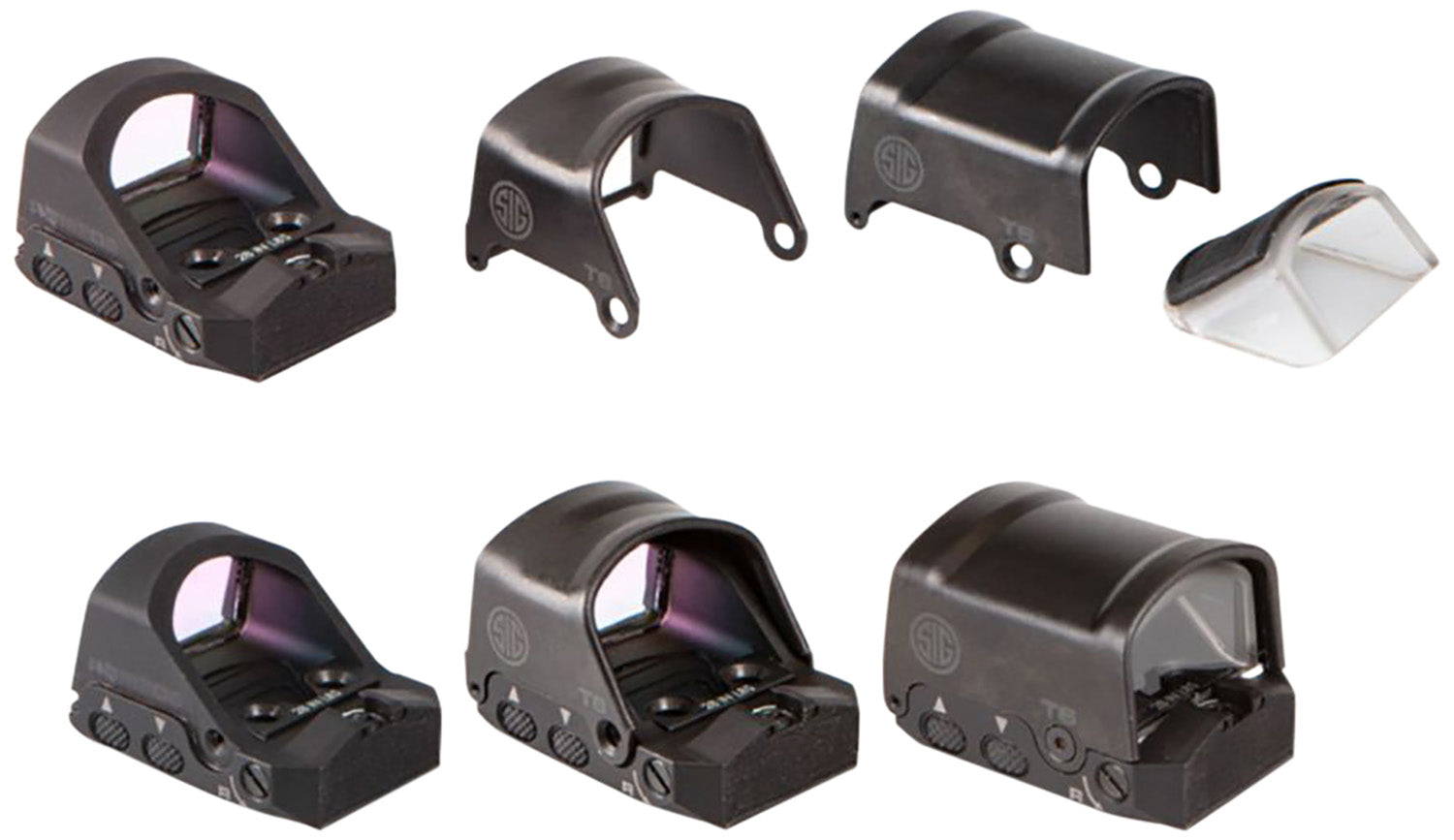 Sig Sauer SOR21000 Romeo2 1x30mm 2 MOA Red Dot with 32 MOA Circle Pistol Sight, Black