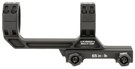 Sig Sauer SOA20014 Alpha MSR 30mm Scope Mount/Ring Combo Black Anodized 1913 Picatinny Rail