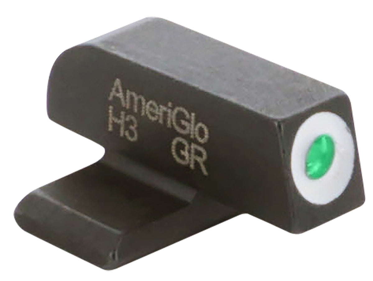 AmeriGlo SG1608 Green Tritium White Outline Front Sight for Sig Sauer and Springfield Armory Pistols