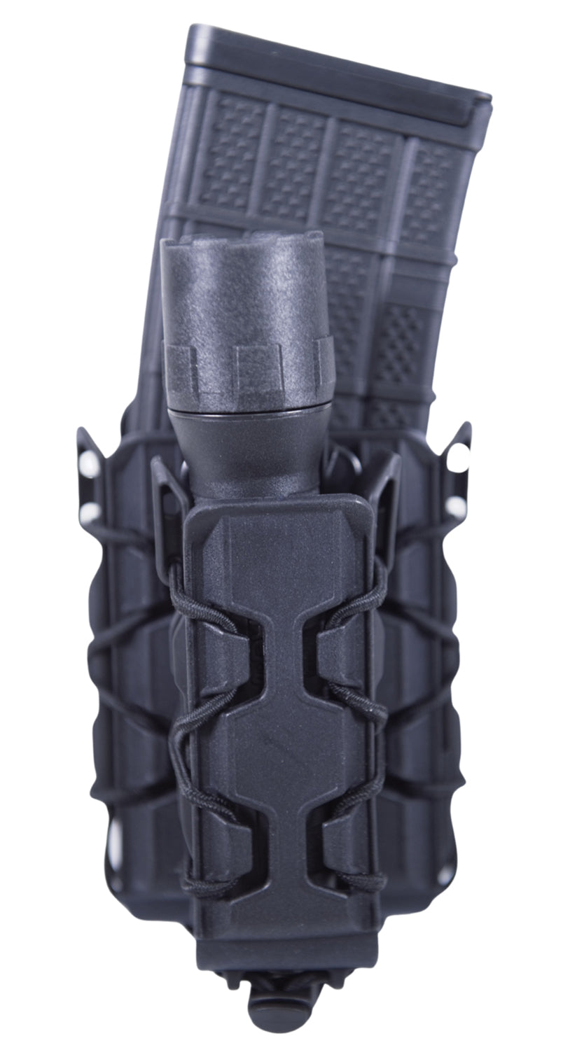 High Speed Gear 16DD01BK Double Decker TACO Double Pouch Black Polymer Belt 2"