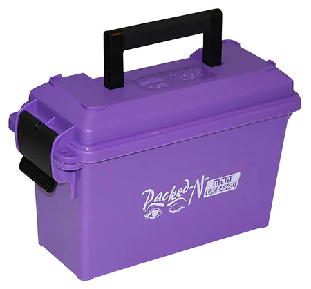 MTM Case-Gard AC30T25 Purple Polypropylene Tall 30Cal Ammo Storage Can Dual Latch