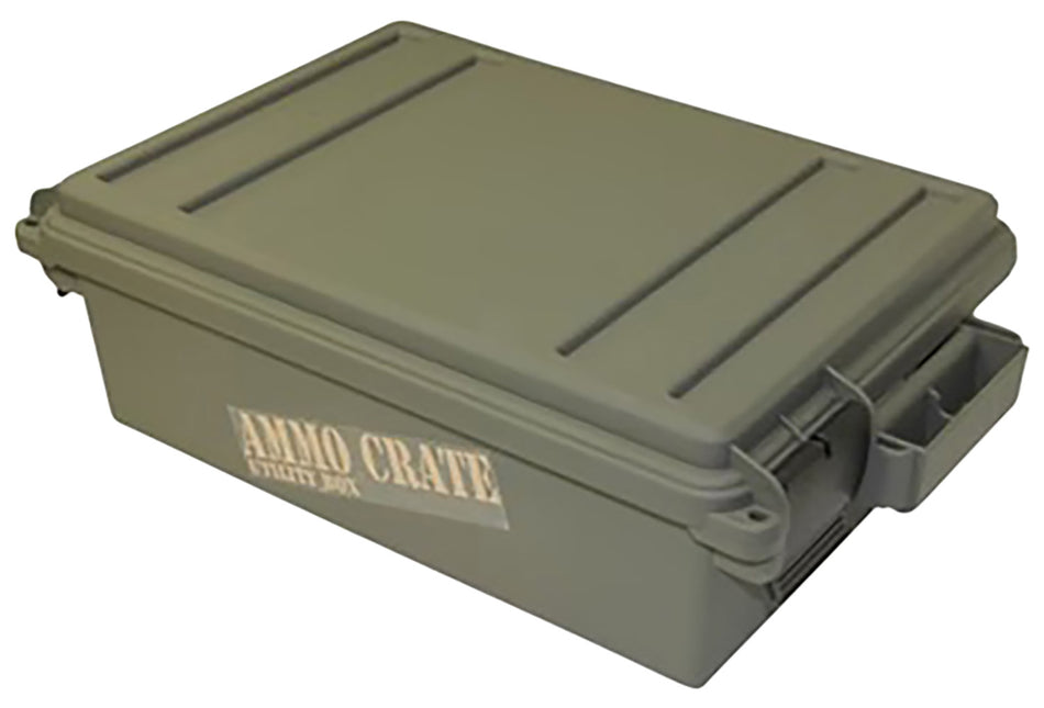 MTM Case-Gard ACR418 Army Green Polypropylene 12 Gauge Ammo Crate Utility Storage Box