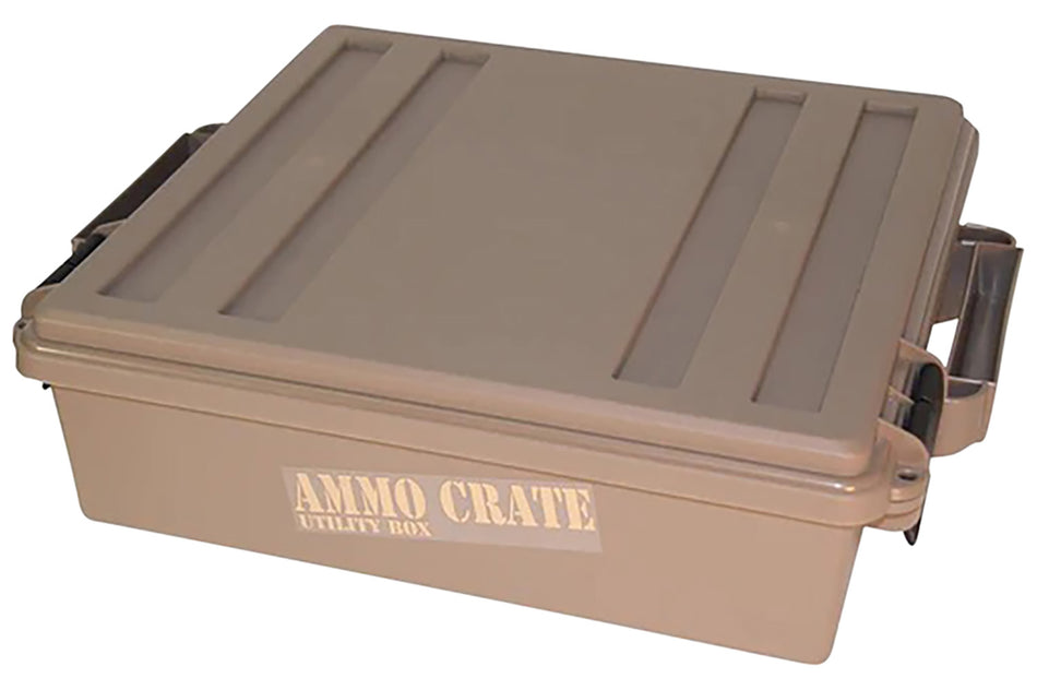 MTM Case-Gard ACR572 Dark Earth Polypropylene Ammo Crate Utility Storage Box Stackable