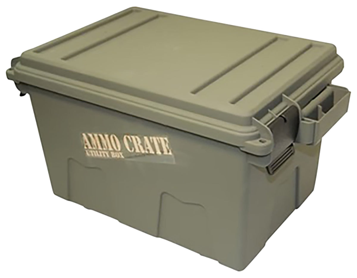 MTM Case-Gard ACR718 Army Green Polypropylene Ammo and Gear Crate Utility Storage Box
