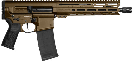 CMMG Dissent MK4 .300 Blackout Pistol, 10.5" Barrel, 30 Rounds, Midnight Bronze