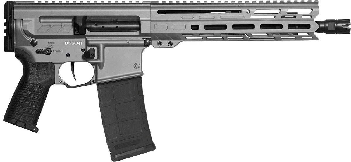 CMMG Dissent MK4 .300 Blackout Pistol, 10.5" Barrel, 30 Rounds, Tungsten