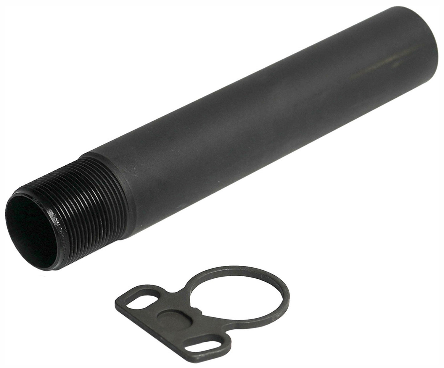 CMMG 55CA67D AR Pistol Smooth-Sided Buffer Tube Assembly Black with Ambi Sling End Plate