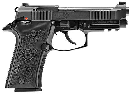 Beretta 80X Cheetah .380 ACP 13+1 3.90" Optic Ready Slide, Black Aluminum Frame with Picatinny Rail