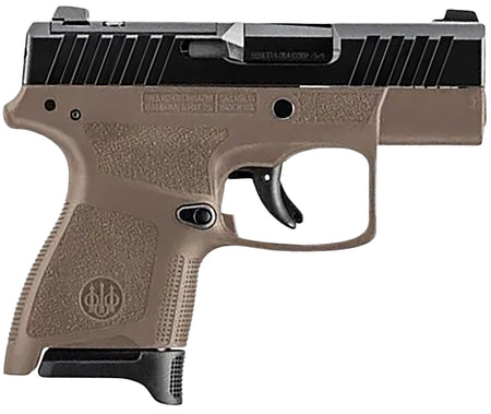 Beretta APX A1 Carry Micro-Compact 9mm Luger 8+1 3" Blued Barrel, FDE Polymer Frame
