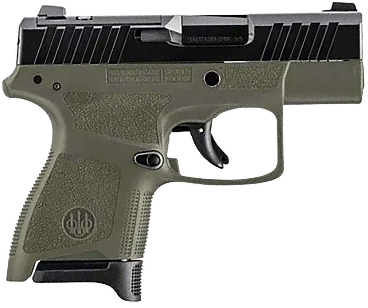 Beretta APX A1 Carry Micro-Compact 9mm Luger 8+1 3" Blued Barrel, OD Green Polymer Frame