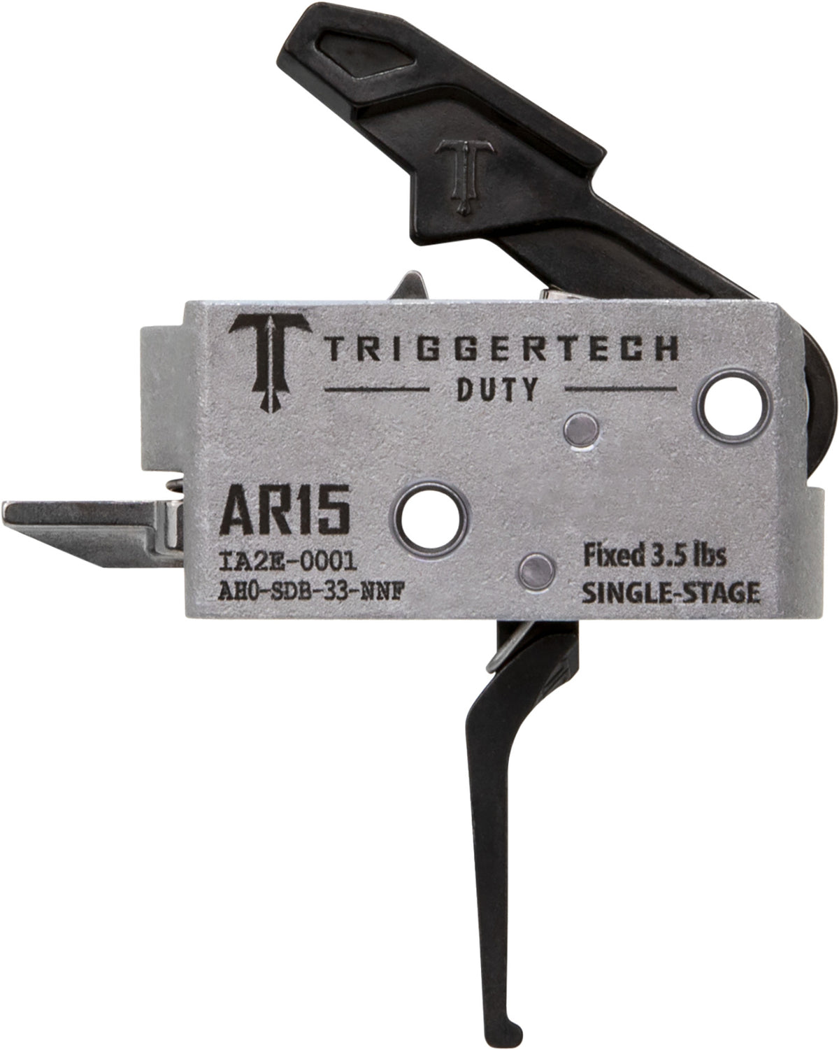 TriggerTech Duty Single-Stage Flat AR-15 Trigger, 3.50 lb Draw Weight