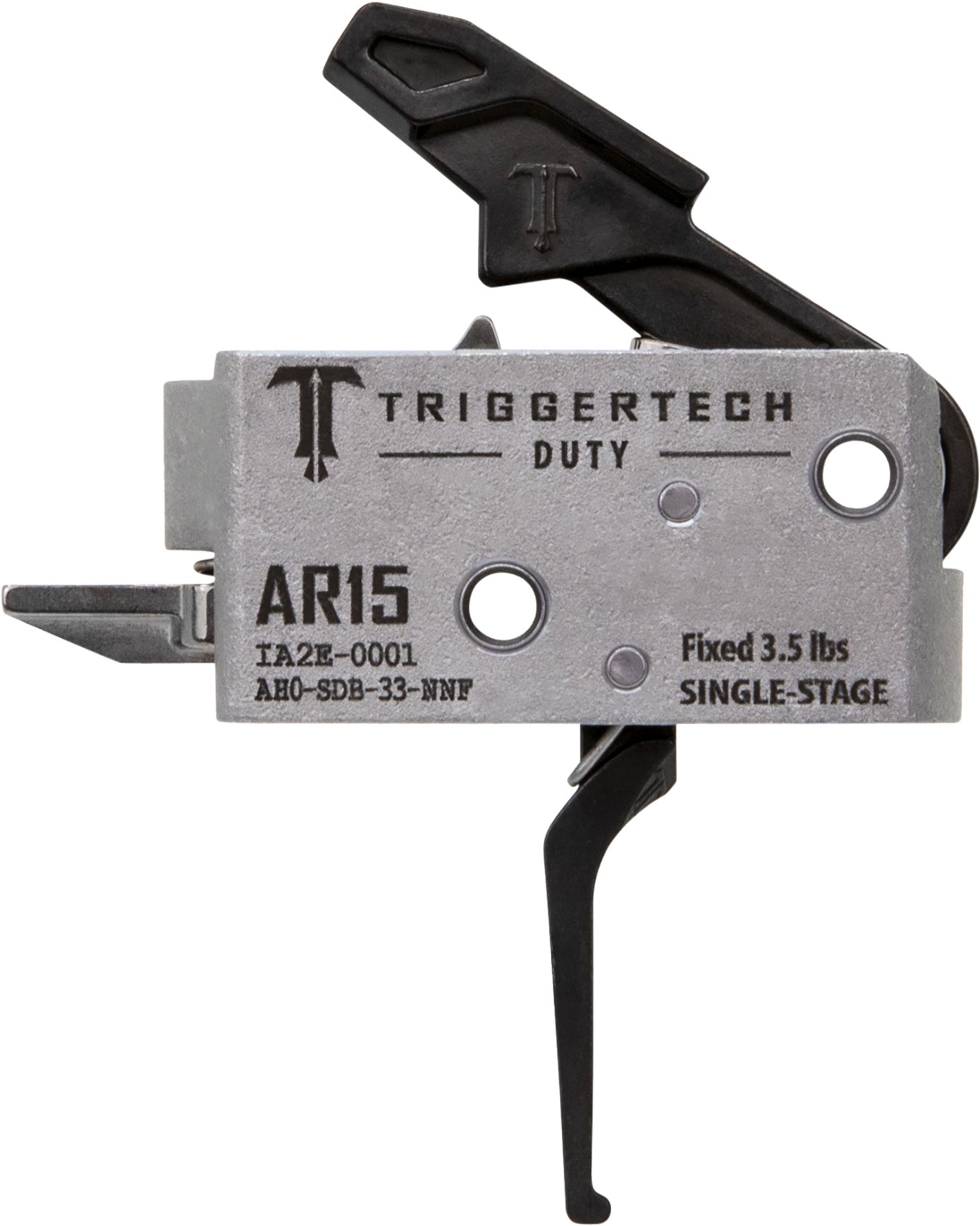 TriggerTech Duty Single-Stage Flat AR-15 Trigger, 3.50 lb Draw Weight