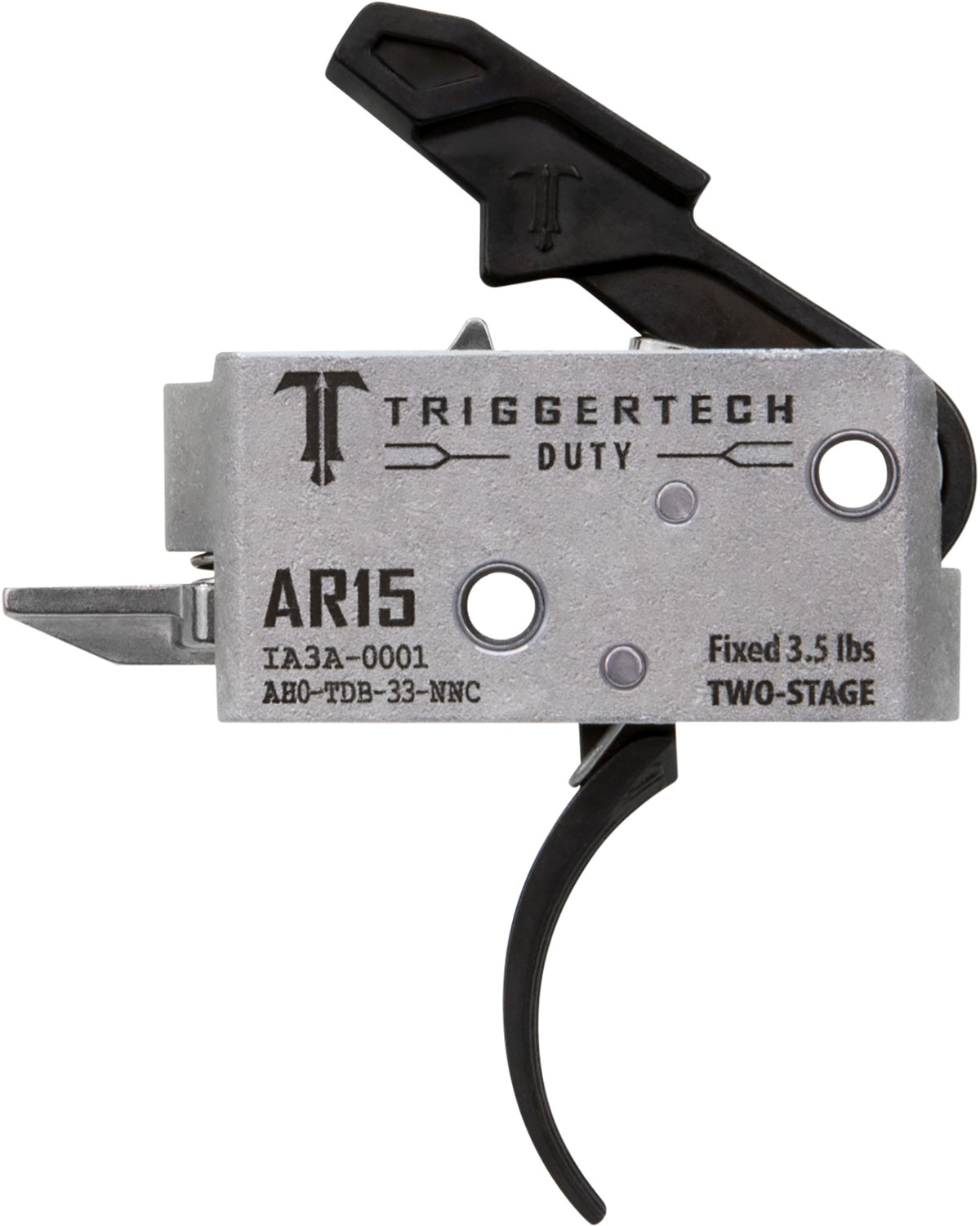 TriggerTech Duty Two-Stage Curved AR-15 Trigger, 3.50 lb Draw Weight