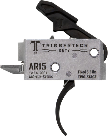 TriggerTech Duty Two-Stage Curved AR-15 Trigger, 3.50 lb Draw Weight