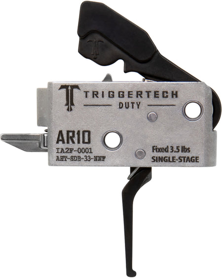 TriggerTech AR-10 Duty Flat Trigger Single-Stage 3.5 lbs Draw Weight