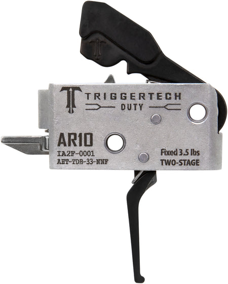 TriggerTech AR-10 Duty Flat Trigger Two-Stage 3.5 lbs Draw Weight