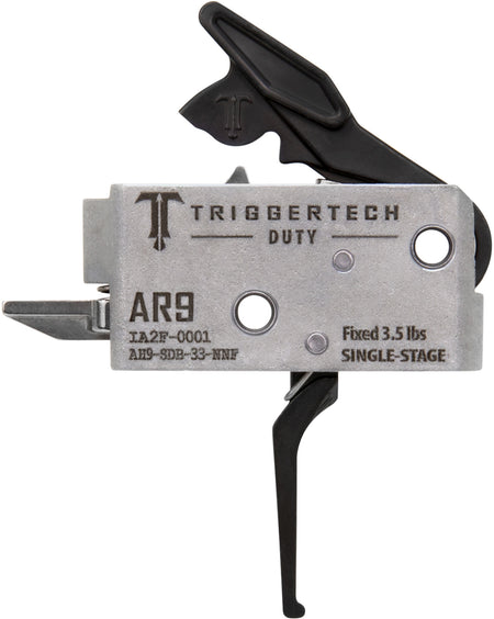 TriggerTech AR-9 Duty Flat Trigger Single-Stage 3.5 lbs Draw Weight
