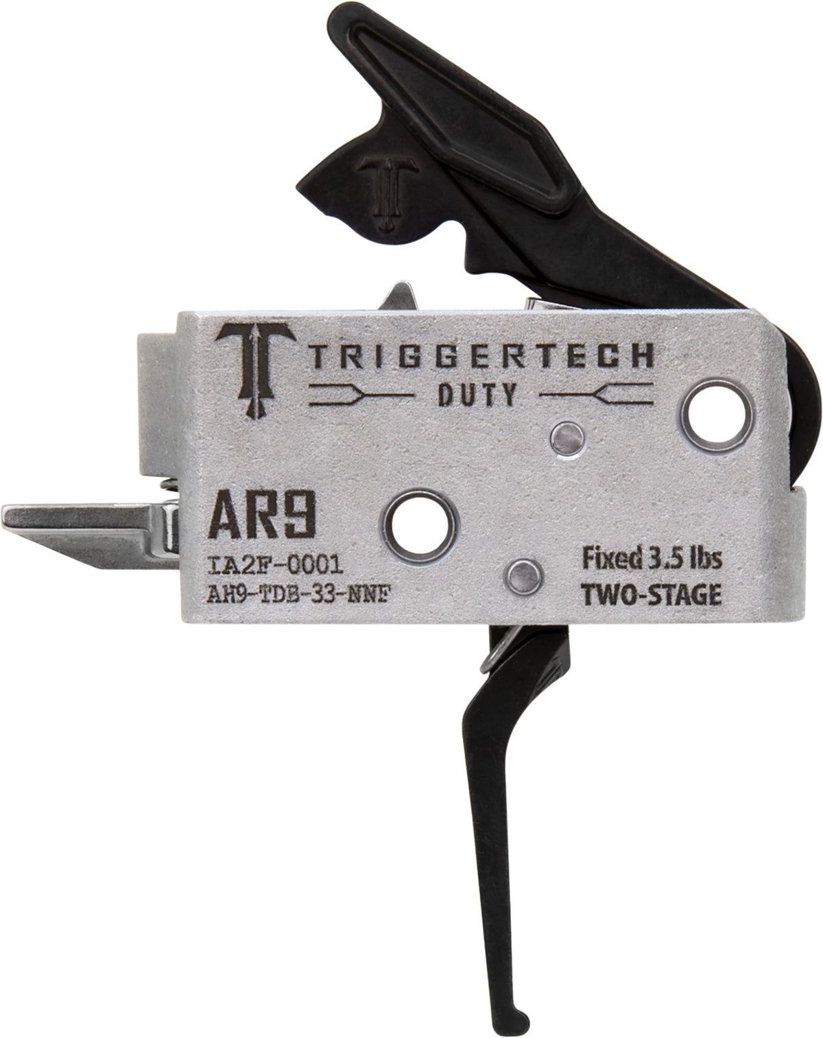 TriggerTech AR-9 Duty Flat Trigger Two-Stage 3.5 lbs Draw Weight