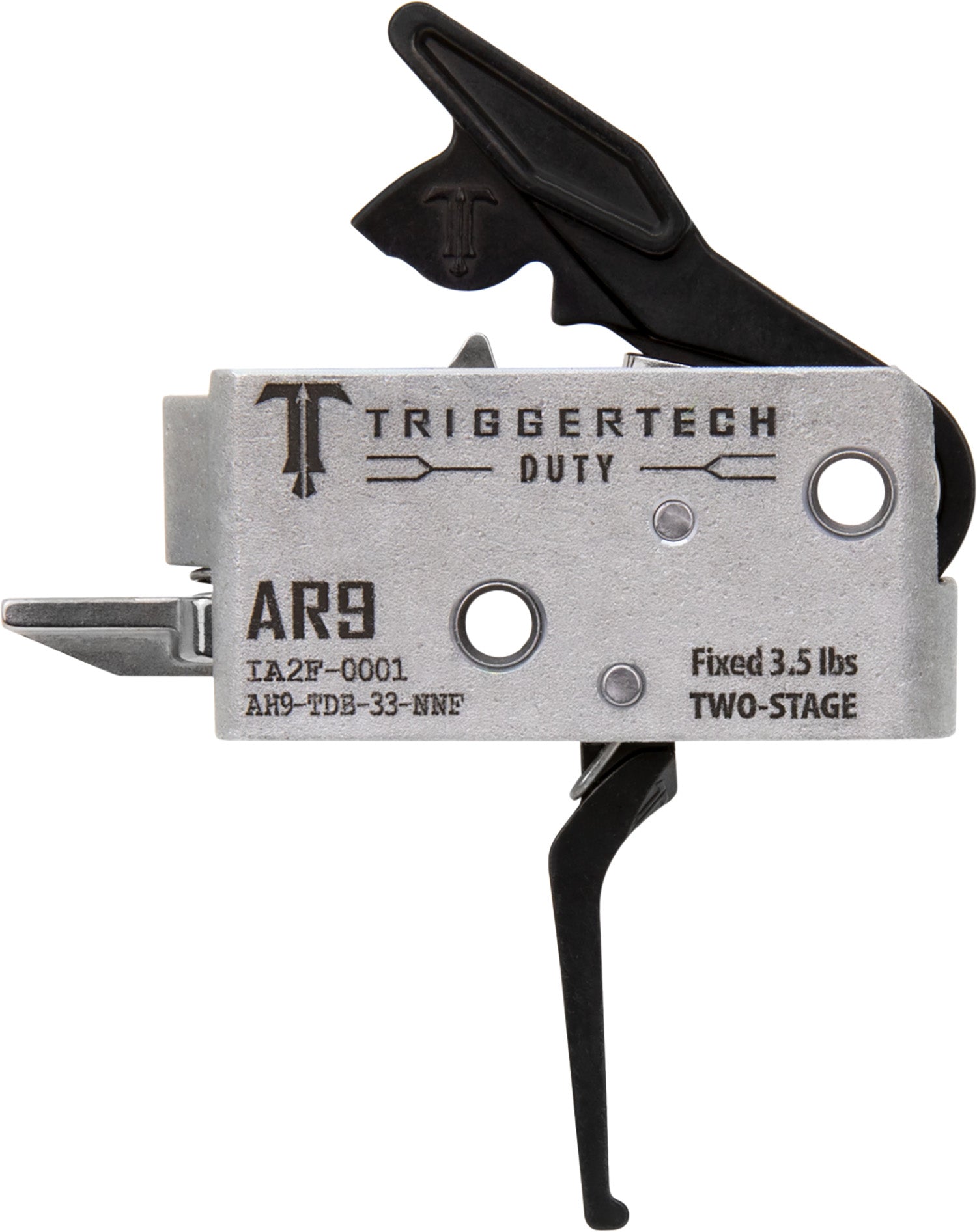 TriggerTech AR-9 Duty Flat Trigger Two-Stage 3.5 lbs Draw Weight