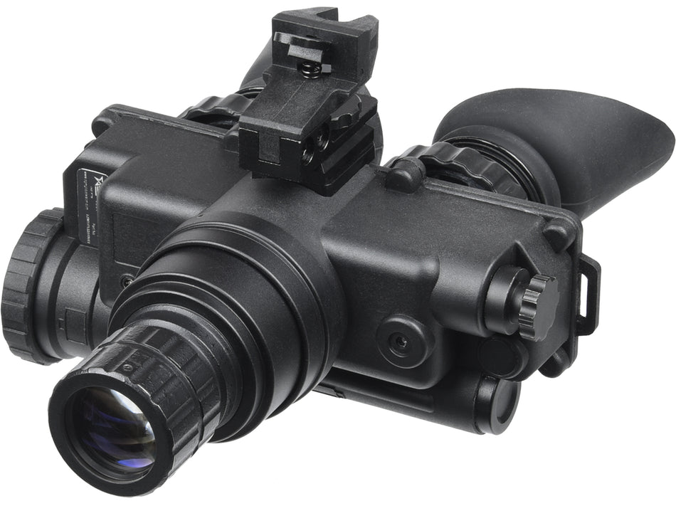 AGM Wolf-7 PRO NL1 Night Vision Goggle System 1x 27mm Gen 2+ Level 1 Green Filter Black