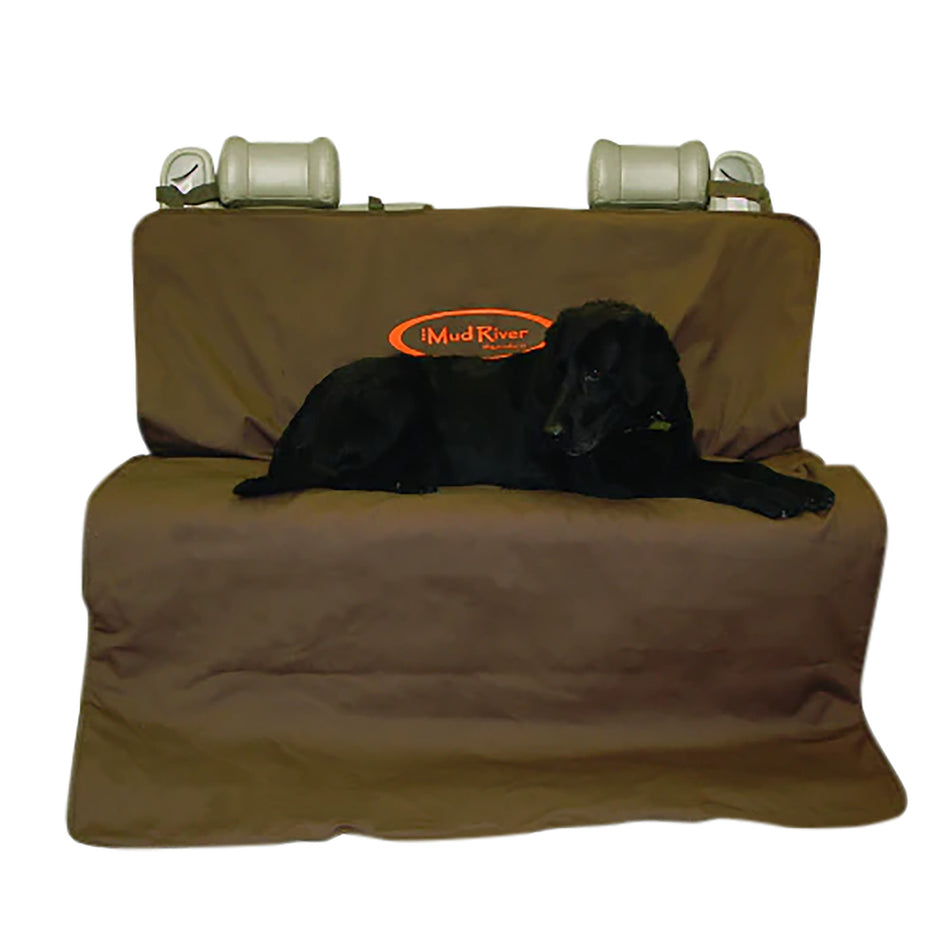 Mud River MR7771 Double Barrel Seat Cover Brown Rip-Stop Nylon/Canvas