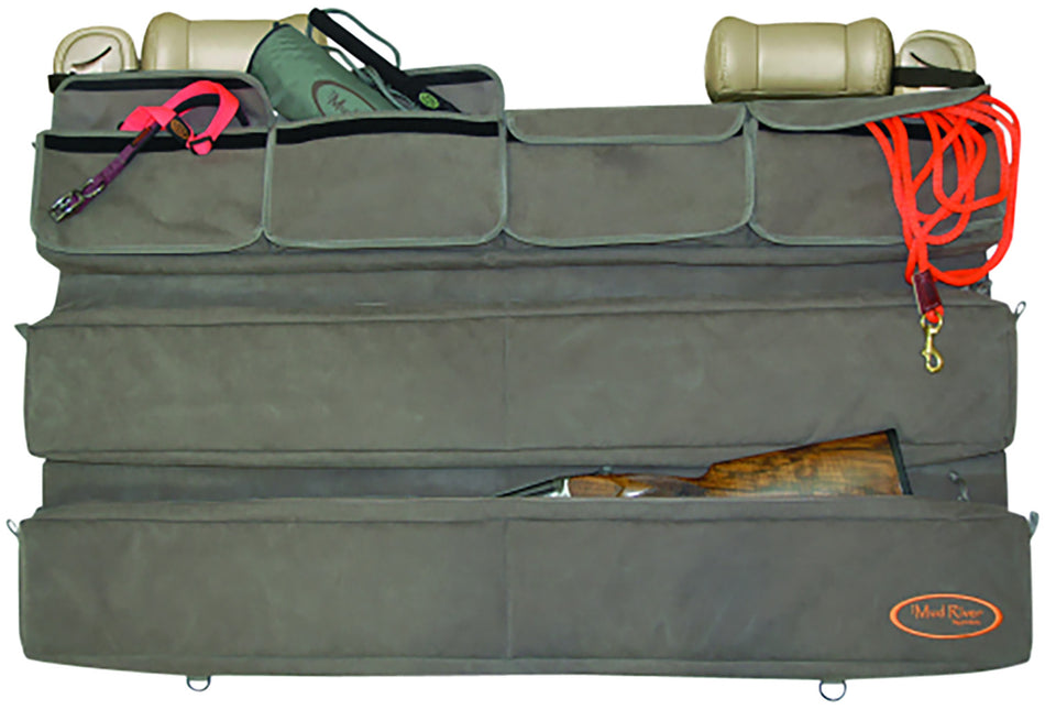 Mud River 18500 Brown Nylon Truck Seat Gun and Gear Organizer