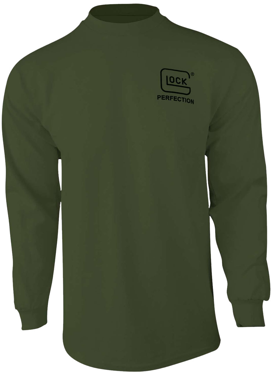 Glock AP96070 Born In Austria Military Green Pre-Shrunk Cotton Long Sleeve Tee 3XL