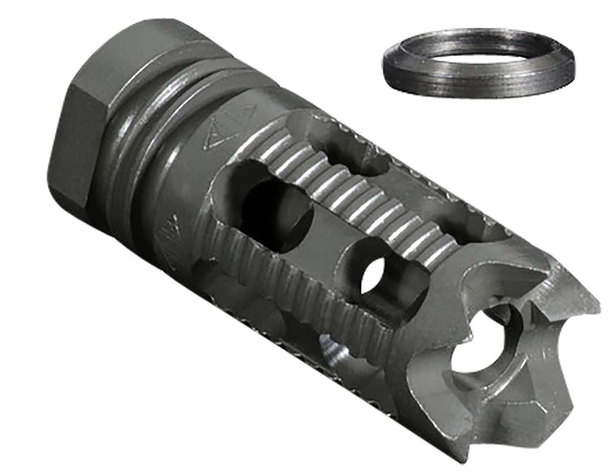 Yankee Hill Phantom Compensator Muzzle Brake Aggressive End 1/2"-28 Threads 2.25" OAL 5.56mm
